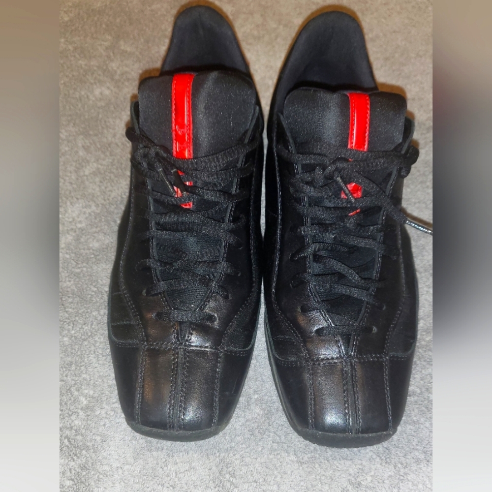 Classic Prada sneakers.